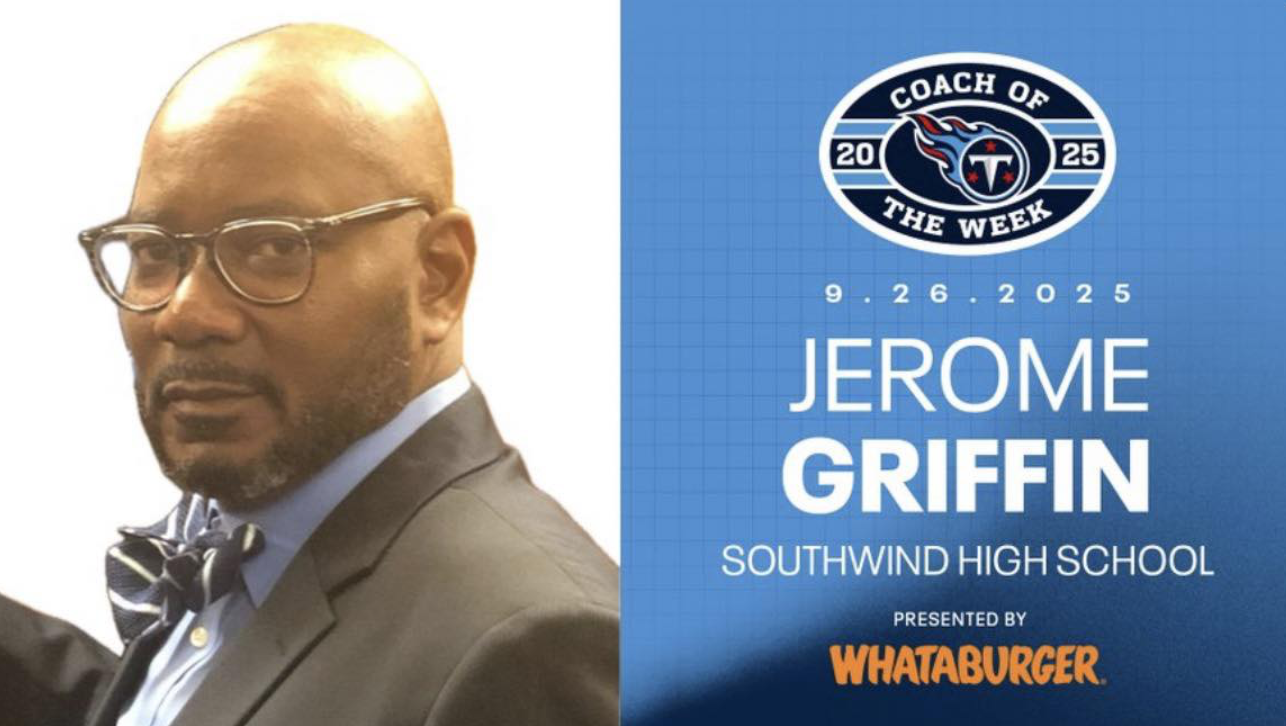 Southwind’s Jerome Griffin Named Tennessee Titans Coach of the Week